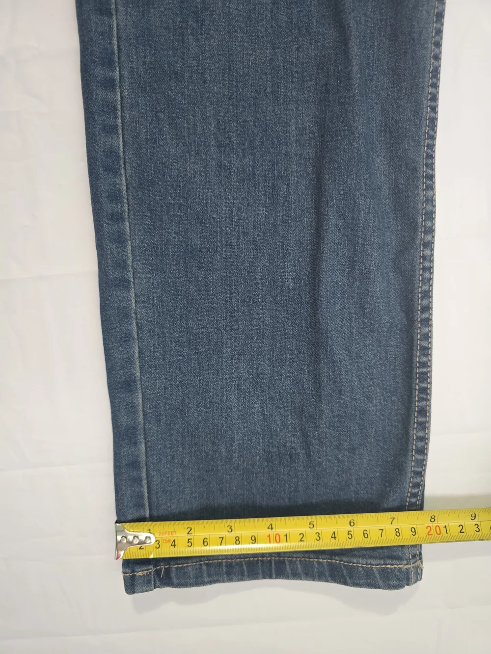 Scott Barber Straight Fit Medium Wash Blue Denim Stretch 5Pocket Jeans 34x34 NWT